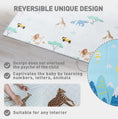 Load image into Gallery viewer, Reversible Baby Play Mat Safari - Mountains, 197x177