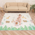 Cargar la imagen en la vista de la galería, Reversible Baby Play Mat Clouds - Animals, 180x150