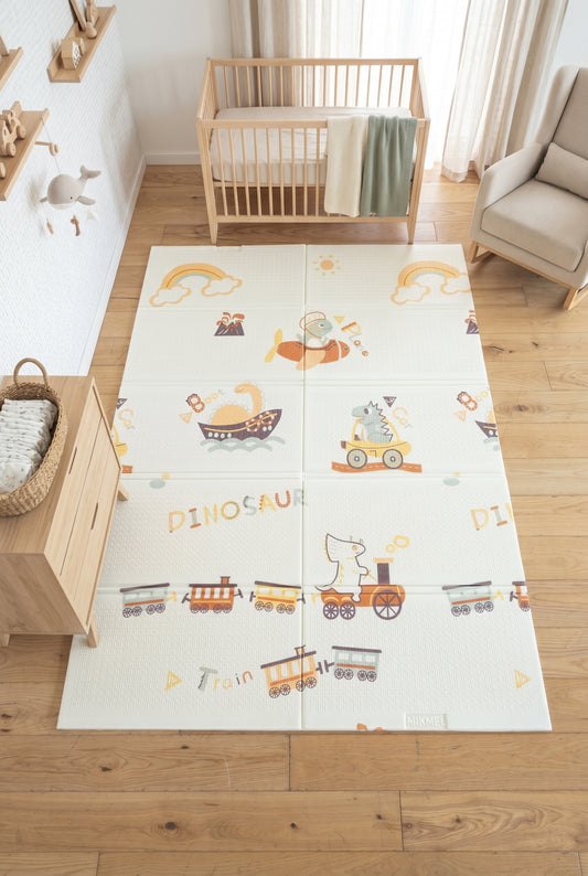 Reversible Baby Play Mat Forest Symphony, 180x150