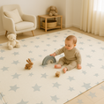 Cargar la imagen en la vista de la galería, Reversible Baby Play Mat Bears - Stars, 180x150
