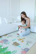 Load image into Gallery viewer, Reversible Baby Play Mat Street - Animals, 180x120 cm
