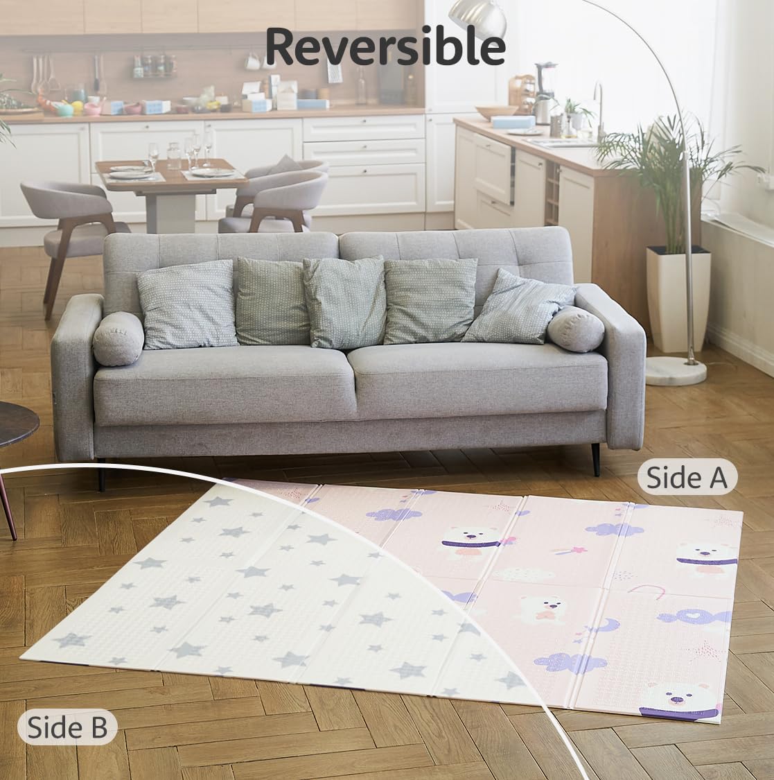 reversible playmat