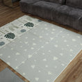 Load image into Gallery viewer, monstera-triangles playmat

