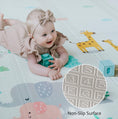 Load image into Gallery viewer, Reversible Baby Play Mat Clouds - Animals, 180x150
